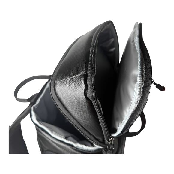 NCAA Purdue BACKPACK COOLER Large 26 Can Boilermakers Padded 20” Black Lunch Box - Picture 10 of 16